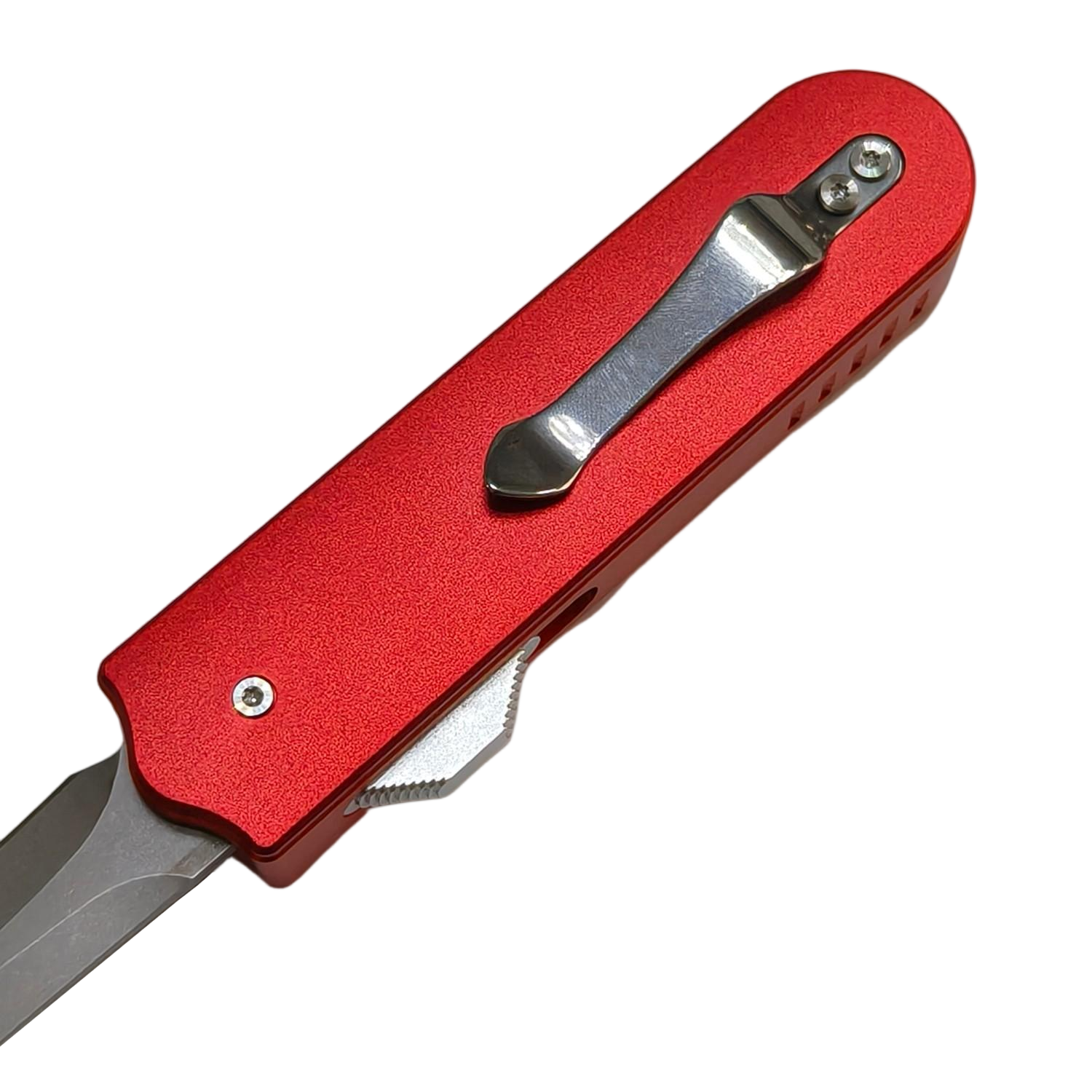 Sao Knife Squid OTF Knife CPM-20CV Blade Aluminum Handle Bone SK260831-4