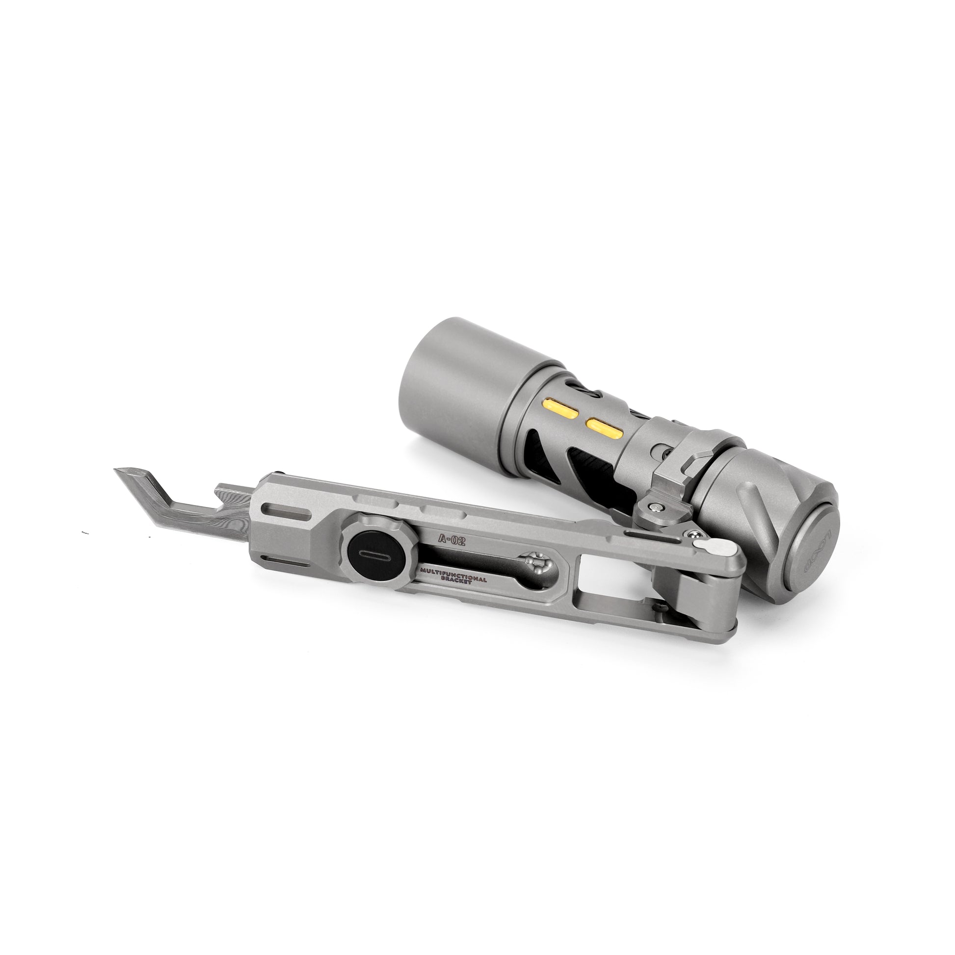 LOOP GEAR SK03 Pro Titanium Hands Free All Direction Illumination Flashlight EDC Tools