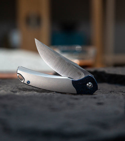 Bestech Supernova BT2111D M390 Blade Titanium+Zirconium Timascus Bolster Handle Liner lock Folding Knife