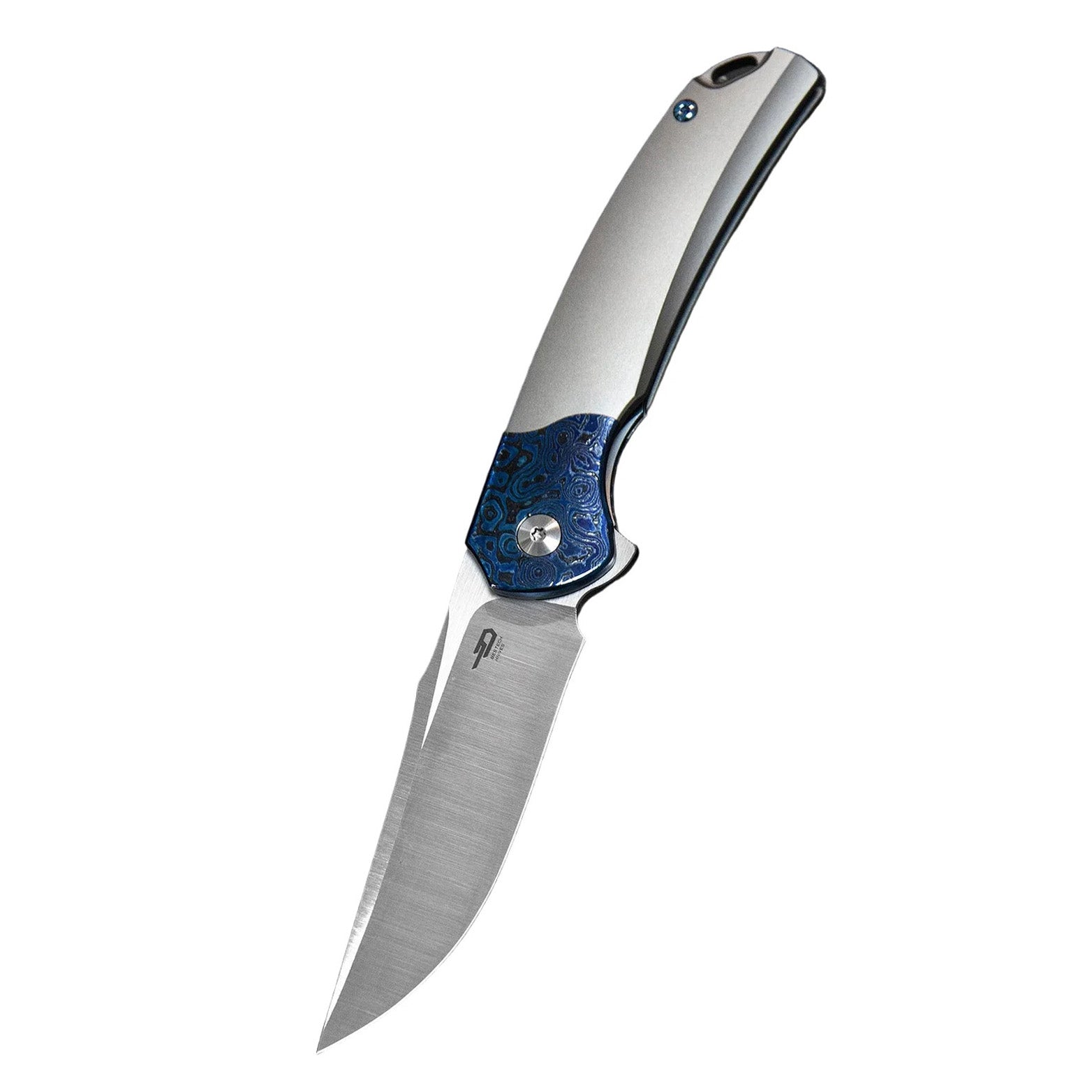 Bestech Supernova BT2111D M390 Blade Titanium+Zirconium Timascus Bolster Handle Liner lock Folding Knife