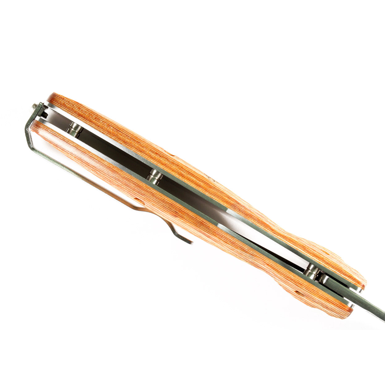 Mcusta MC-182G Sengoku Toyotomi Hideyoshi Samurai SPG2 Blade Yellow Pakkawood Handle Pocket Knife