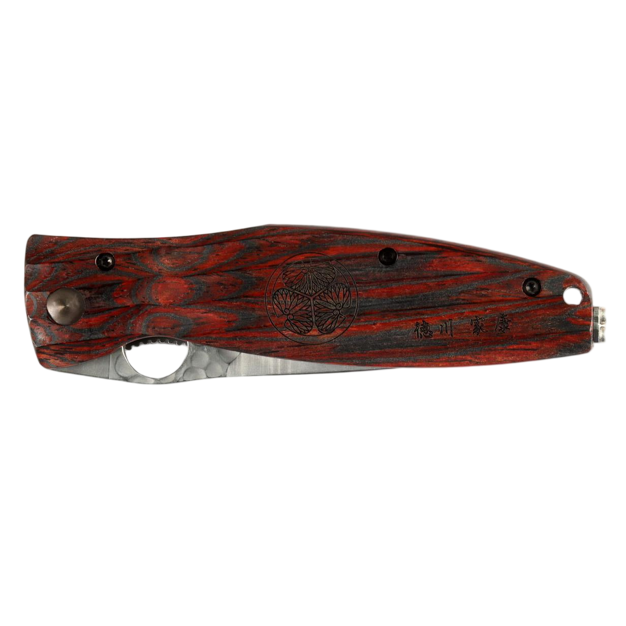 Mcusta MC-183G Sengoku Tokugawa Ieyasu Samurai SPG2 Blade Pakkawood Handle Folding Pocket Knife