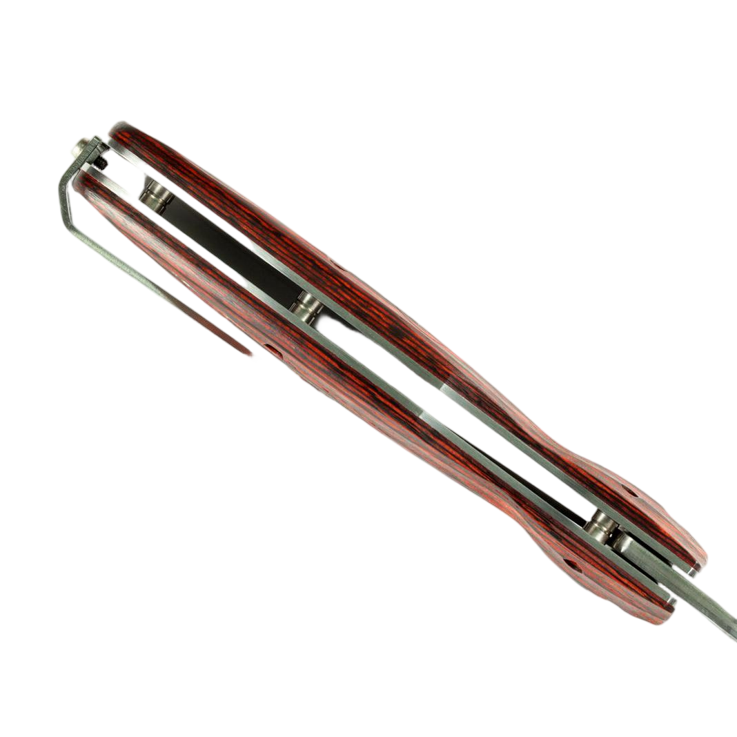 Mcusta MC-183G Sengoku Tokugawa Ieyasu Samurai SPG2 Blade Pakkawood Handle Folding Pocket Knife