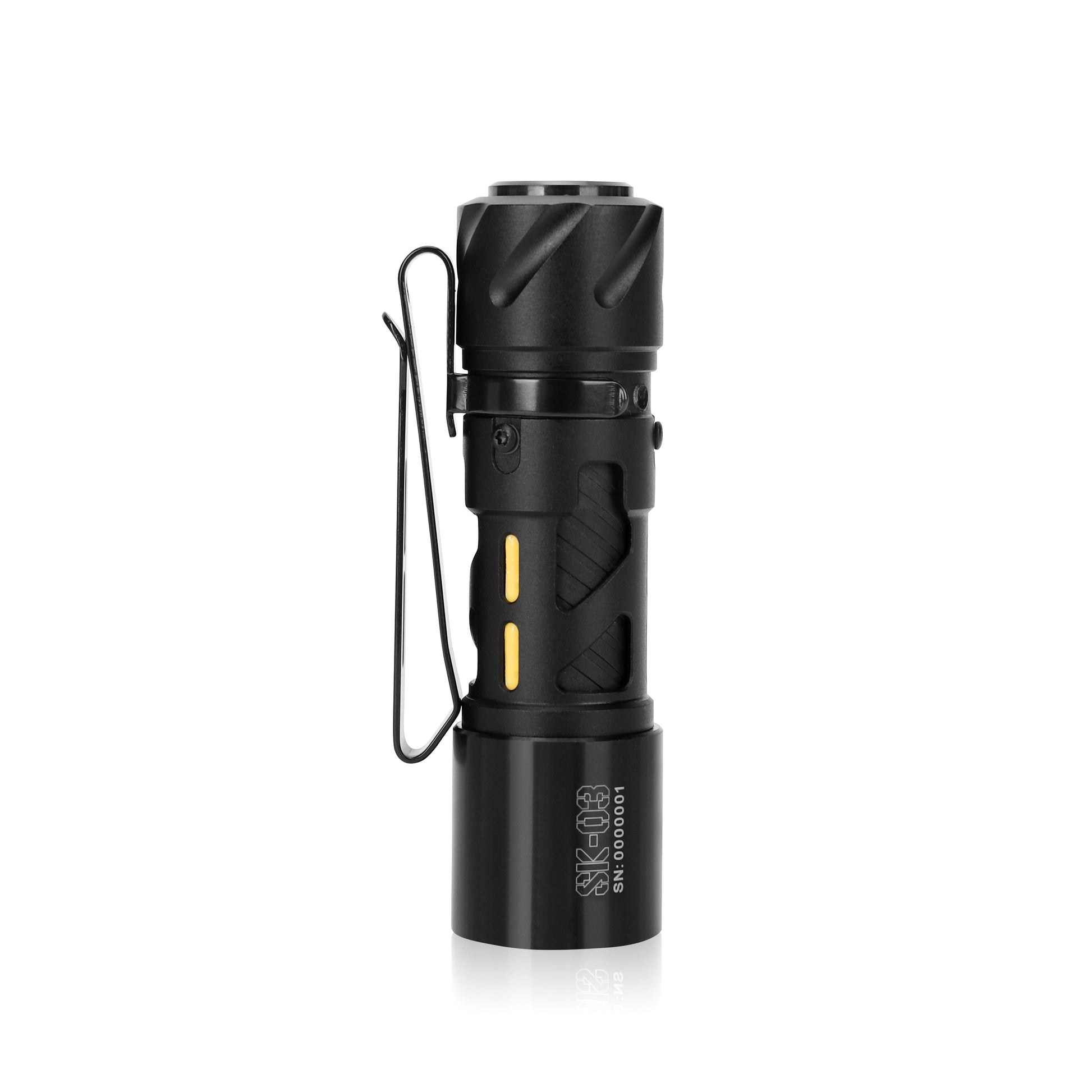 LOOP GEAR SK03 Aluminum Black LED Flashlight 1000Lumens 120 Meters Darth Vader