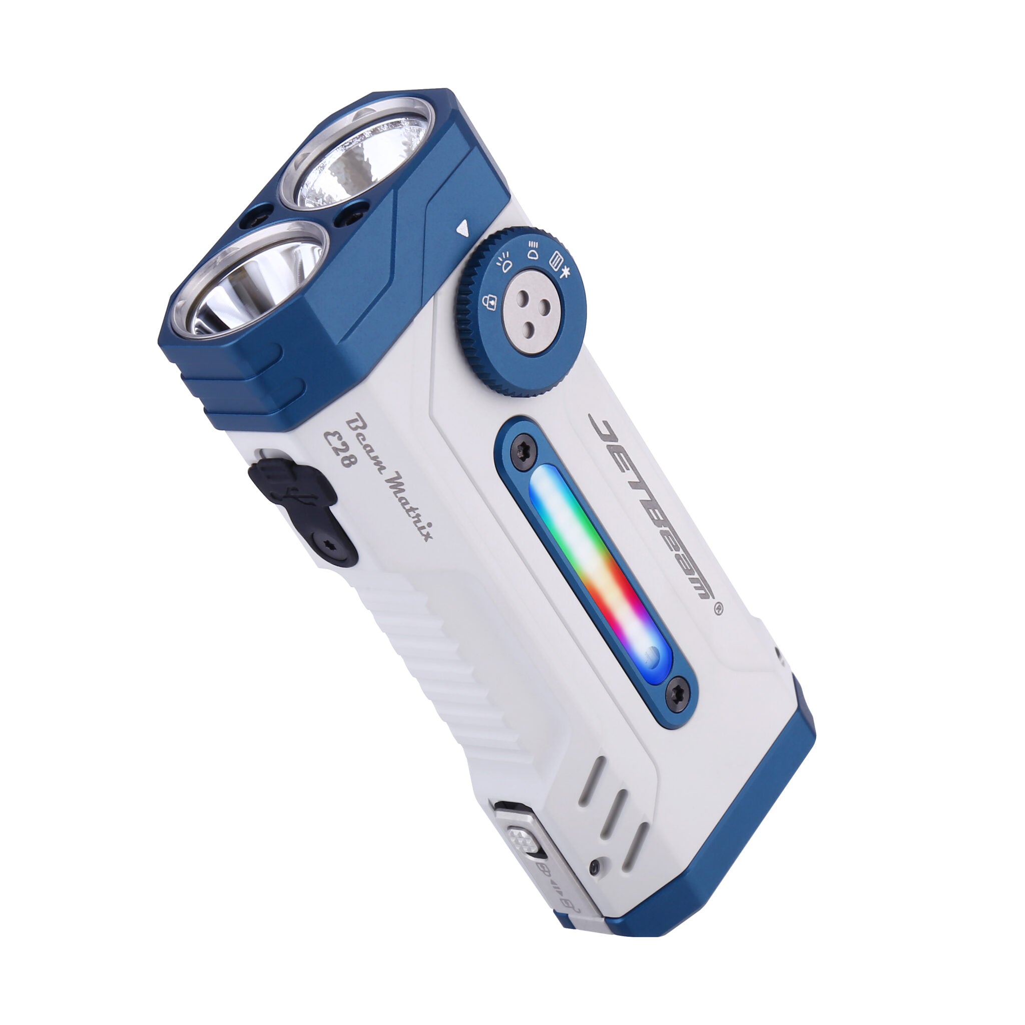 Jetbeam E28 3300 Lumens All in 1 Flashlight EDC RGB Laser Rechargeable