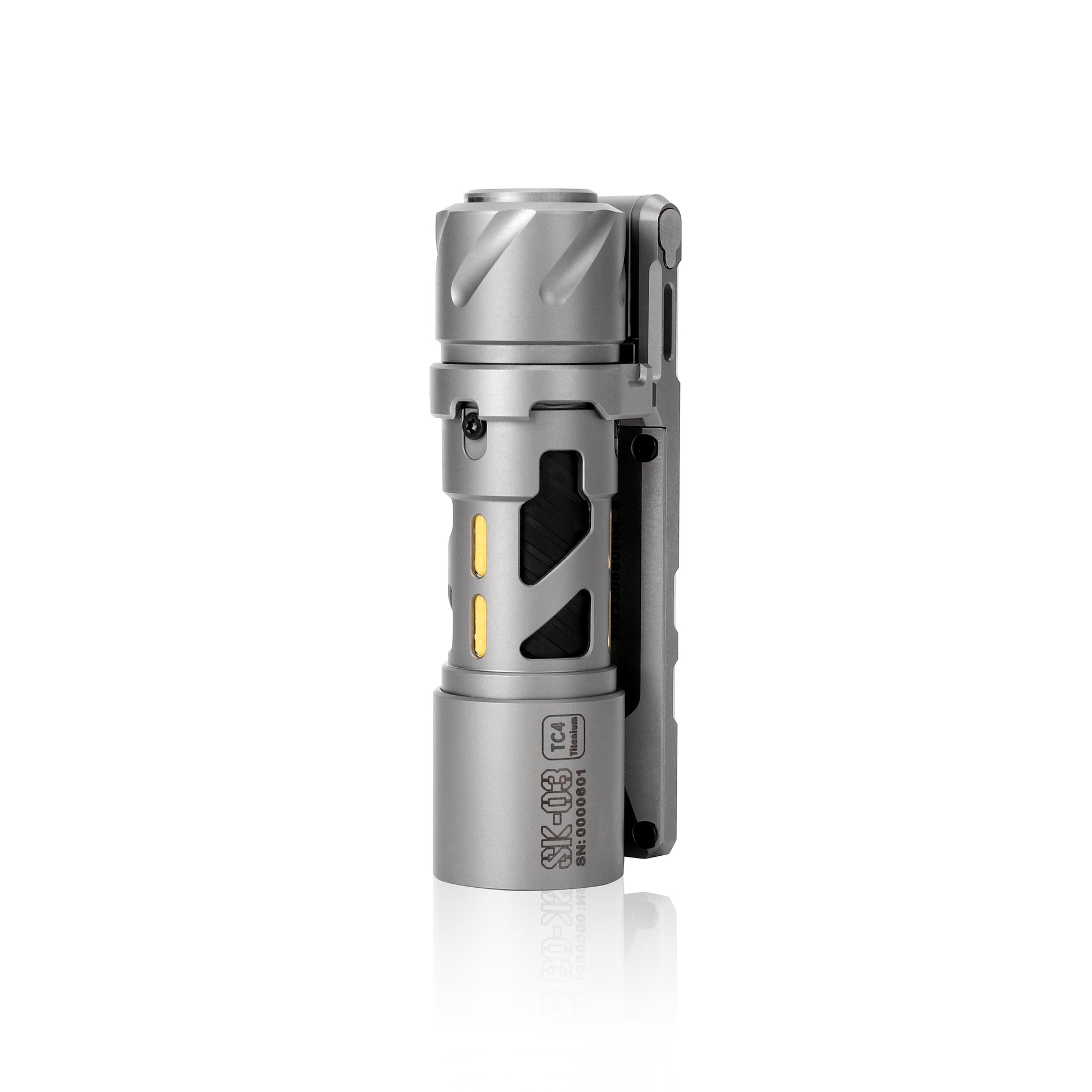 LOOP GEAR SK03 Pro Titanium Hands Free All Direction Illumination Flashlight EDC Tools