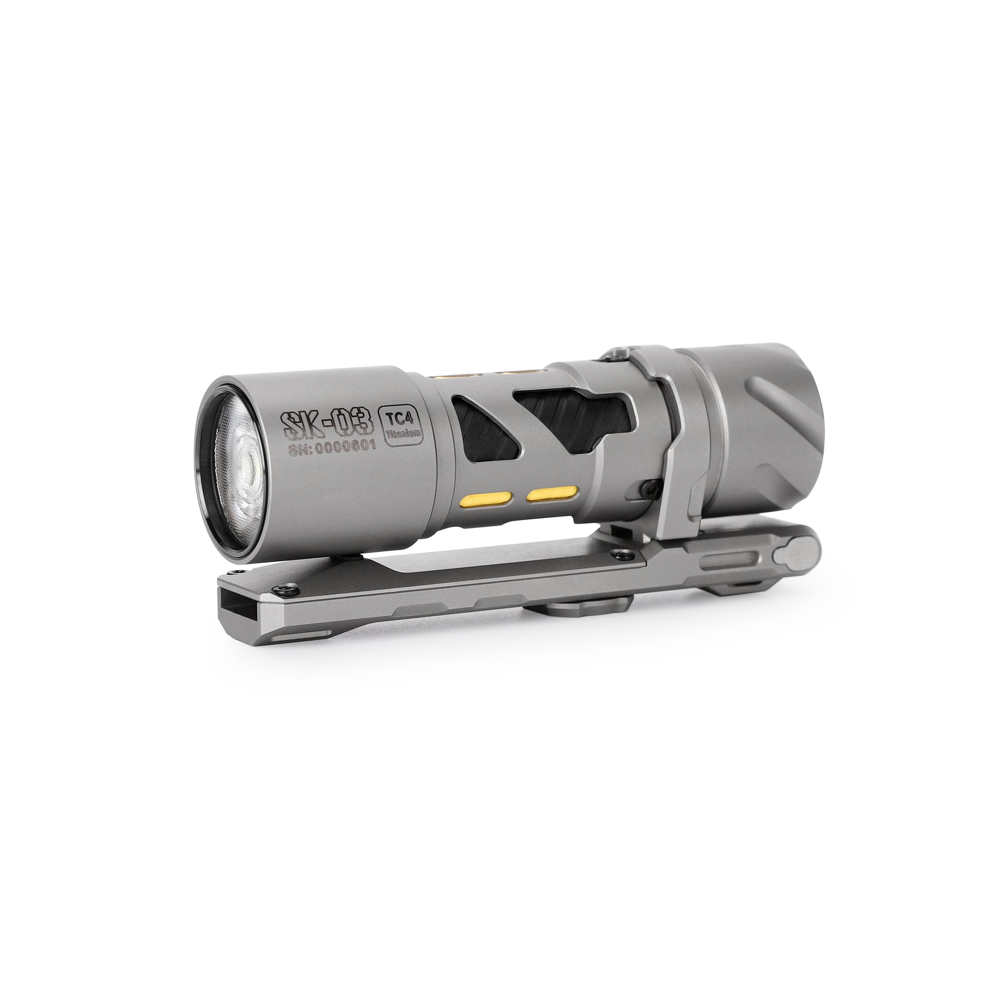 LOOP GEAR SK03 Pro Titanium Hands Free All Direction Illumination Flashlight EDC Tools