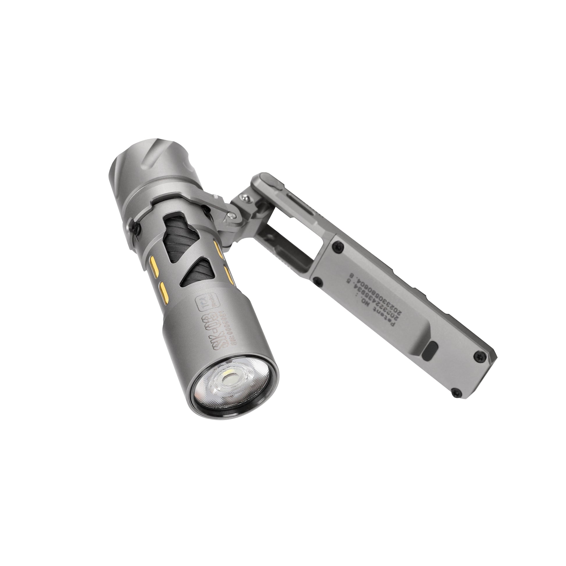 LOOP GEAR SK03 Pro Titanium Hands Free All Direction Illumination Flashlight EDC Tools