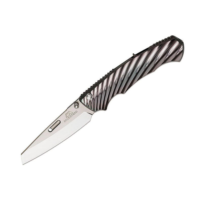 Rockstead RYO H-ZDP (DP) ZDP189 Blade DLC-Prism Titanium Handle Button Lock