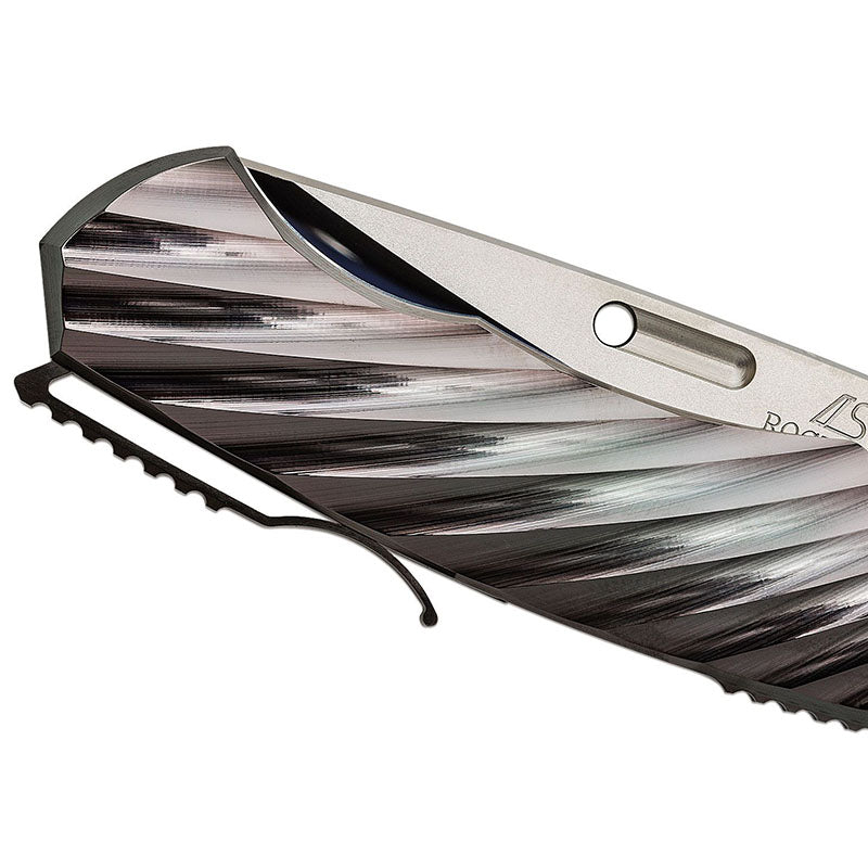 Rockstead RYO H-ZDP (DP) ZDP189 Blade DLC-Prism Titanium Handle Button Lock