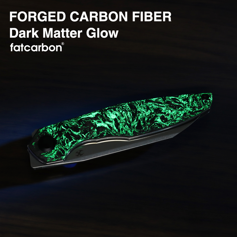Kansept Halide K1136A1 CPM-S35VN Blade Dark Matter Glow Fatcarbon Handle Liner Lock Folding Knife