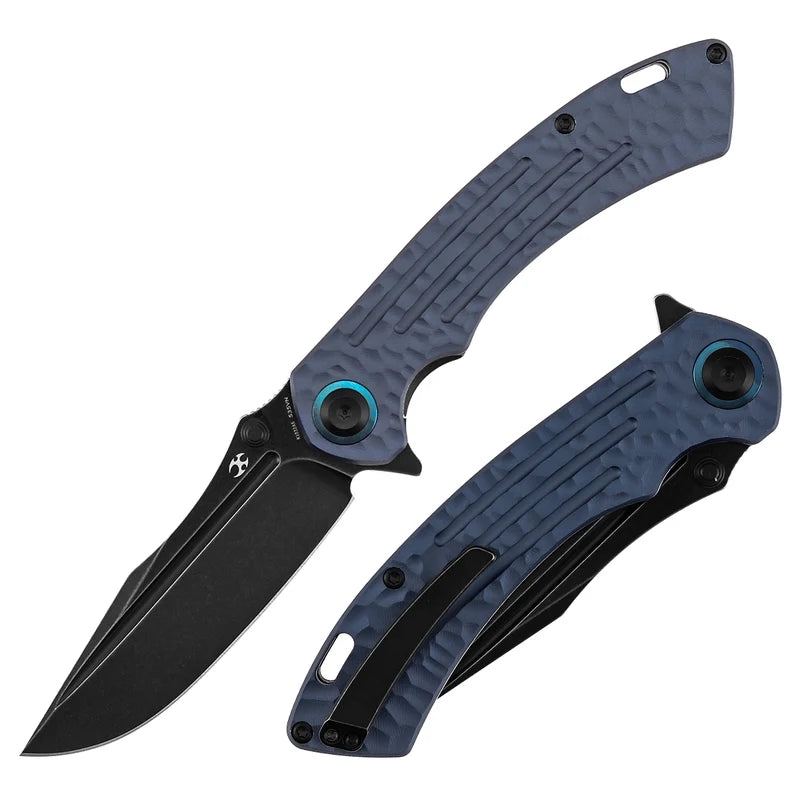 Kansept Pretatout K1032A6 CPM-S35VN Blade Purple Aluminum Handle Liner Lock Folding Knife