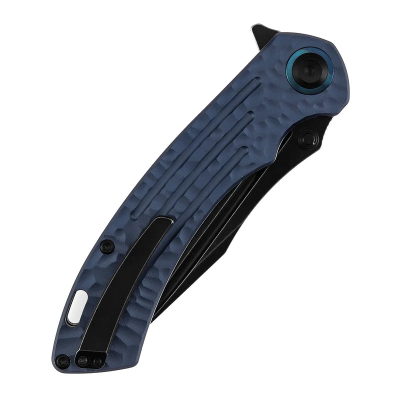Kansept Pretatout K1032A6 CPM-S35VN Blade Purple Aluminum Handle Liner Lock Folding Knife