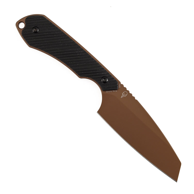 Kansept Valk G019A1 Rose Gold Nitro-V Blade Black G10 Handle Fixed Blade Knife