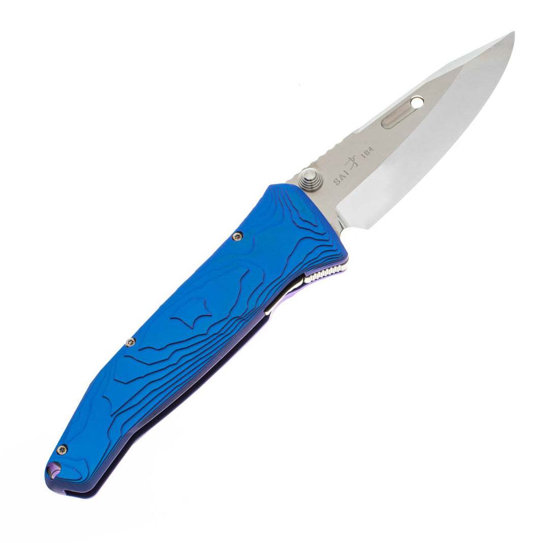 Rockstead SAI-ZDP (BL) Premium DLC Titanium Folding Knife