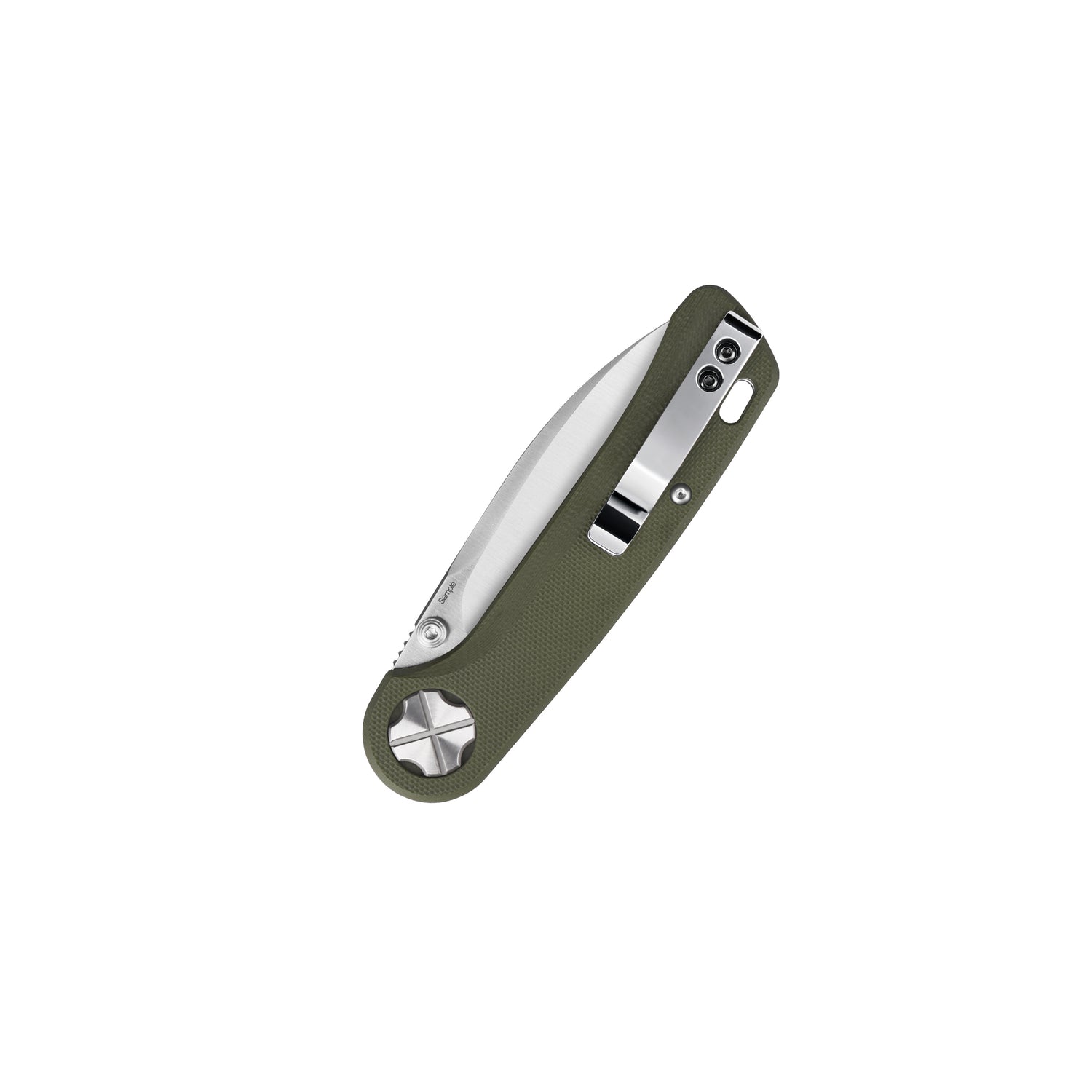 QSP Orca QS179-D1 10Cr15MoV Blade Green G10 Handle Button Liner Lock Folding Knife