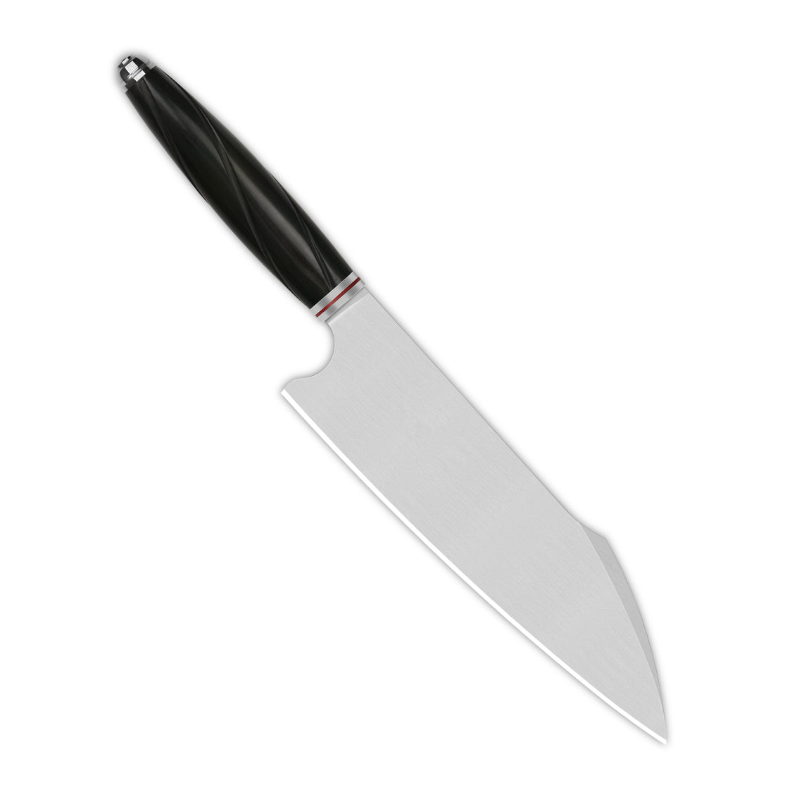 QSP Kitchen Knife QS-KK-001A 8'' Harpoon Chef 14C28N Blade Ebony Wood Handle Mulan Series