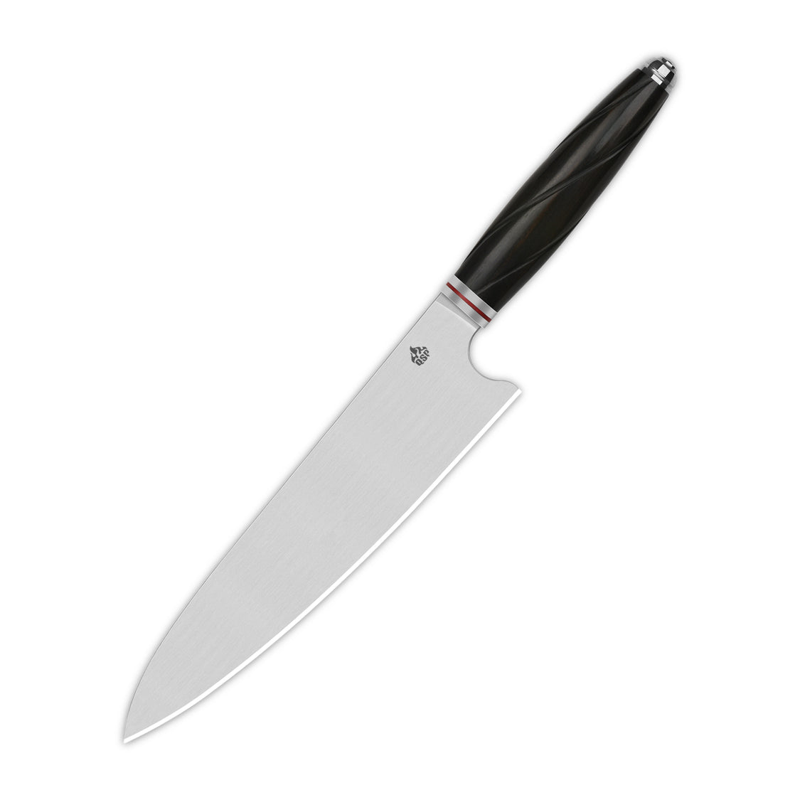 QSP Kitchen Knife QS-KK-003A 8'' Gyuto 14C28N Blade Ebony Wood Handle Mulan Series