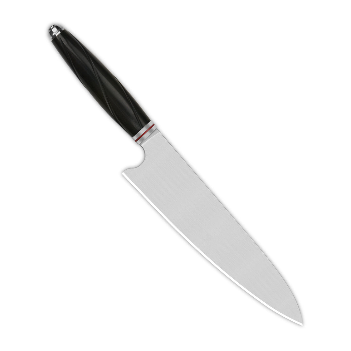 QSP Kitchen Knife QS-KK-003A 8'' Gyuto 14C28N Blade Ebony Wood Handle Mulan Series