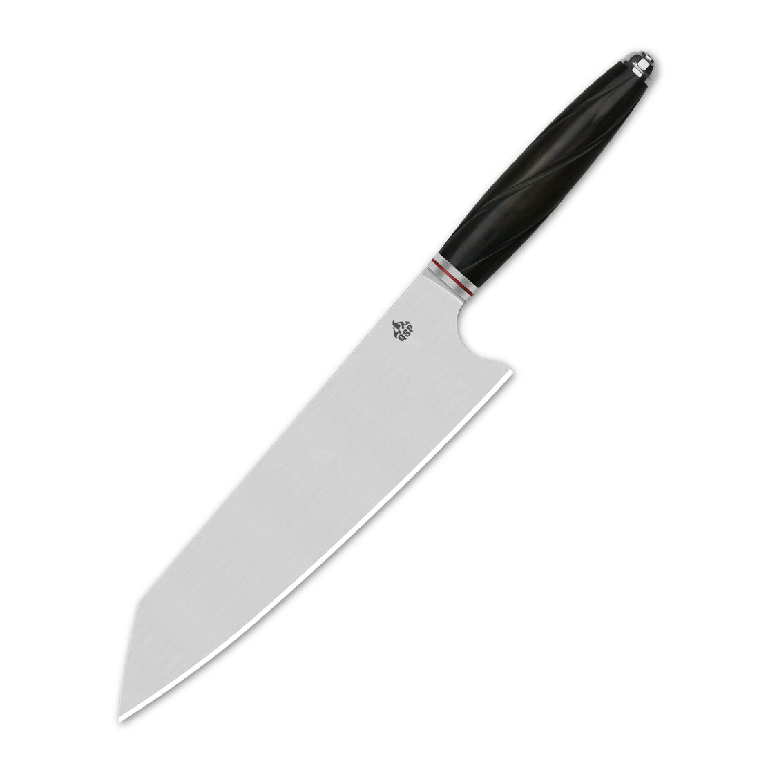 QSP Kitchen Knife QS-KK-004A 8'' Kiritsuke 14C28N Blade Ebony Wood Handle Mulan Series