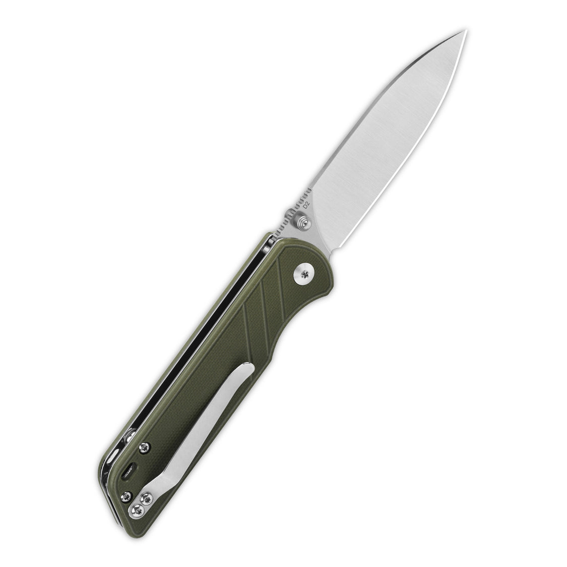 QSP Parrot V2 QS102-B V2 D2 Blade G10 Handle Ball Bearings Liner Lock Pocket knife