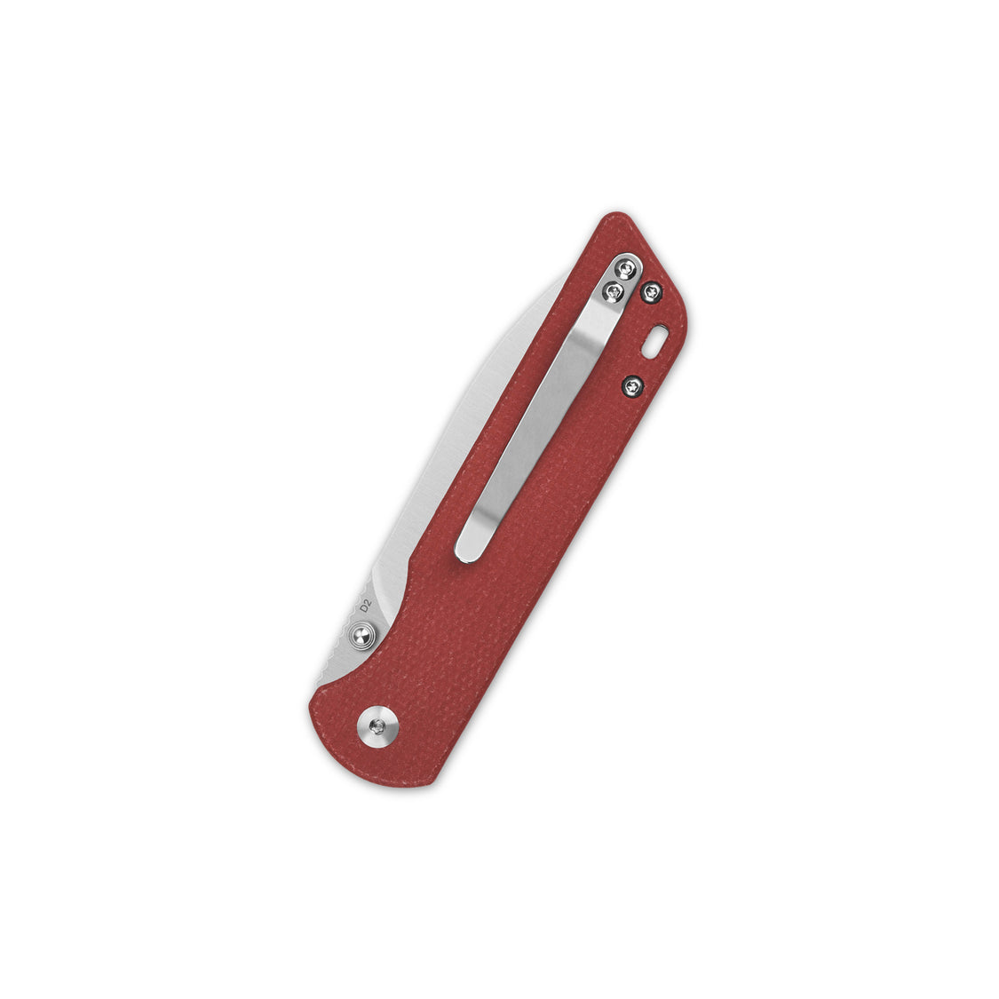 QSP Parrot V2 QS102-E V2 D2 Blade Micarta Handle Ball Bearings Liner Lock Pocket knife