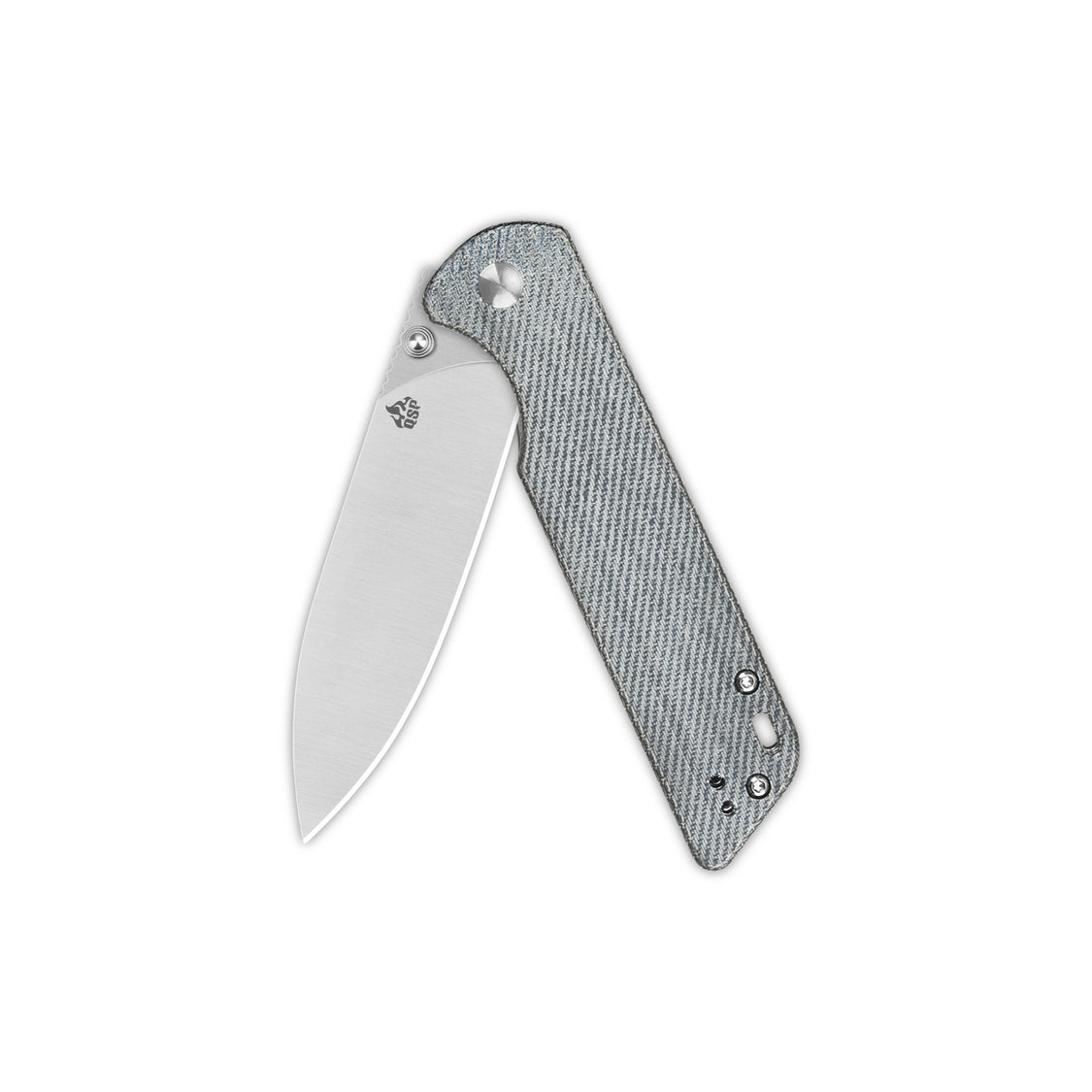 QSP Parrot V2 QS102-F V2 D2 Blade Micarta Handle Ball Bearings Liner Lock Pocket knife