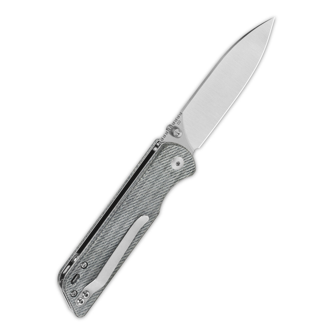 QSP Parrot V2 QS102-F V2 D2 Blade Micarta Handle Ball Bearings Liner Lock Pocket knife