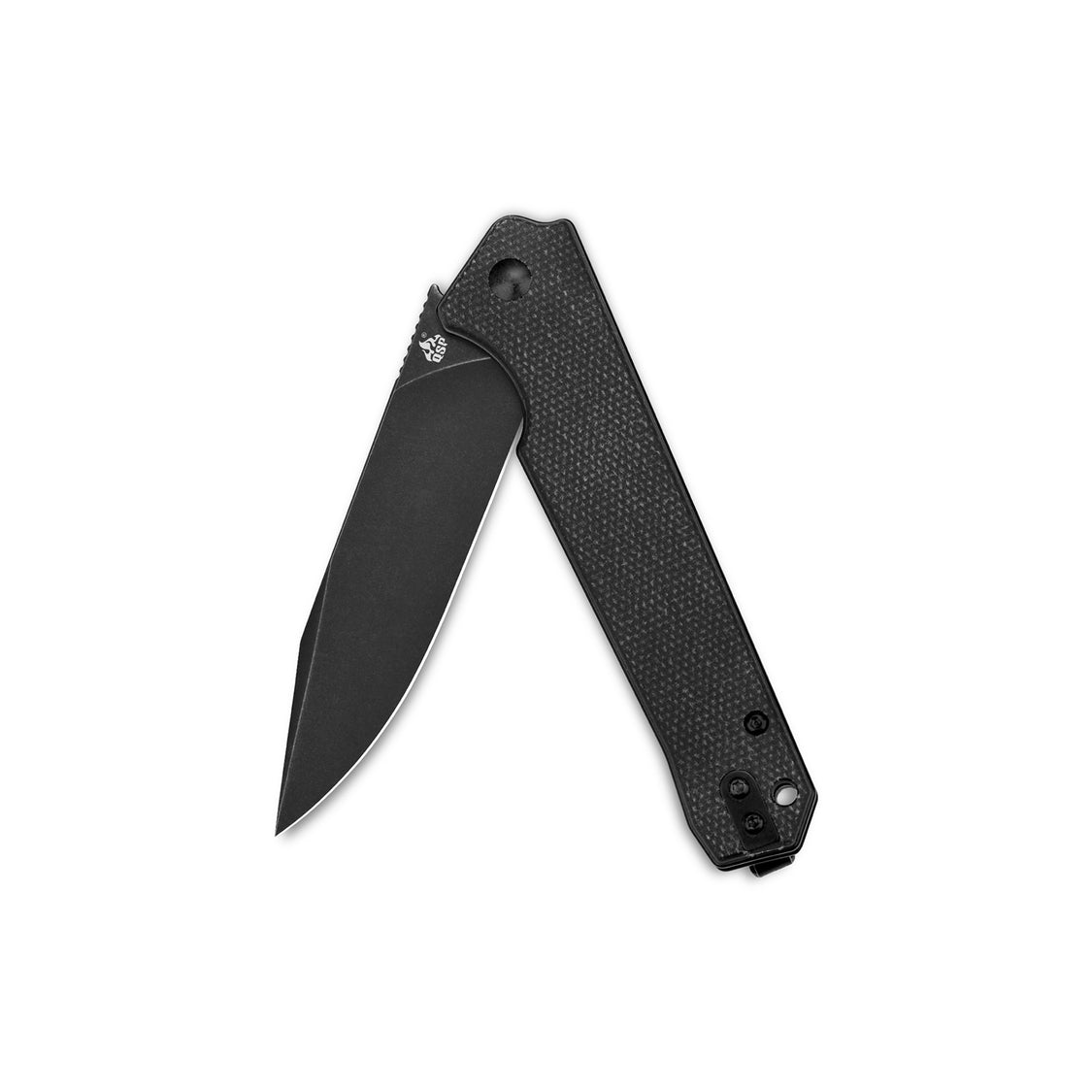 QSP Mamba V2 QS111-G2 D2 Blade Black Micarta Handle Liner Lock Pocket Knife