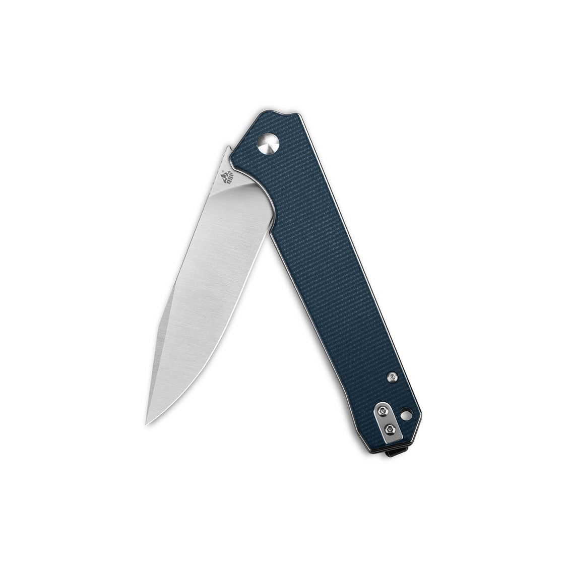 QSP Mamba V2 QS111-H1 D2 Blade Blue Micarta Handle Liner Lock Pocket Knife