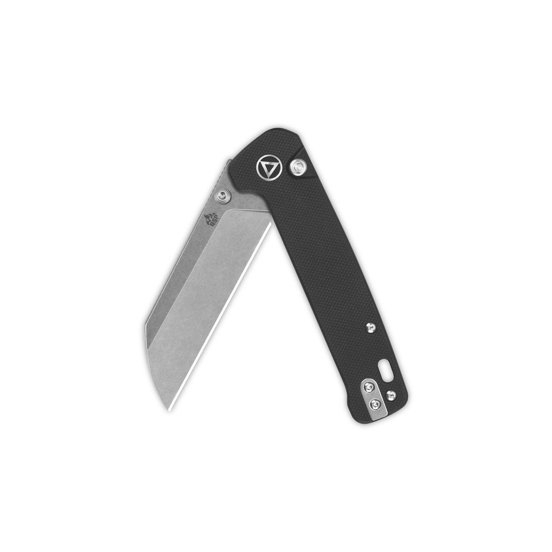 QSP Penguin QS130BL-A1 14C28N Blade Black G10 Handle Button Lock Pocket Knife