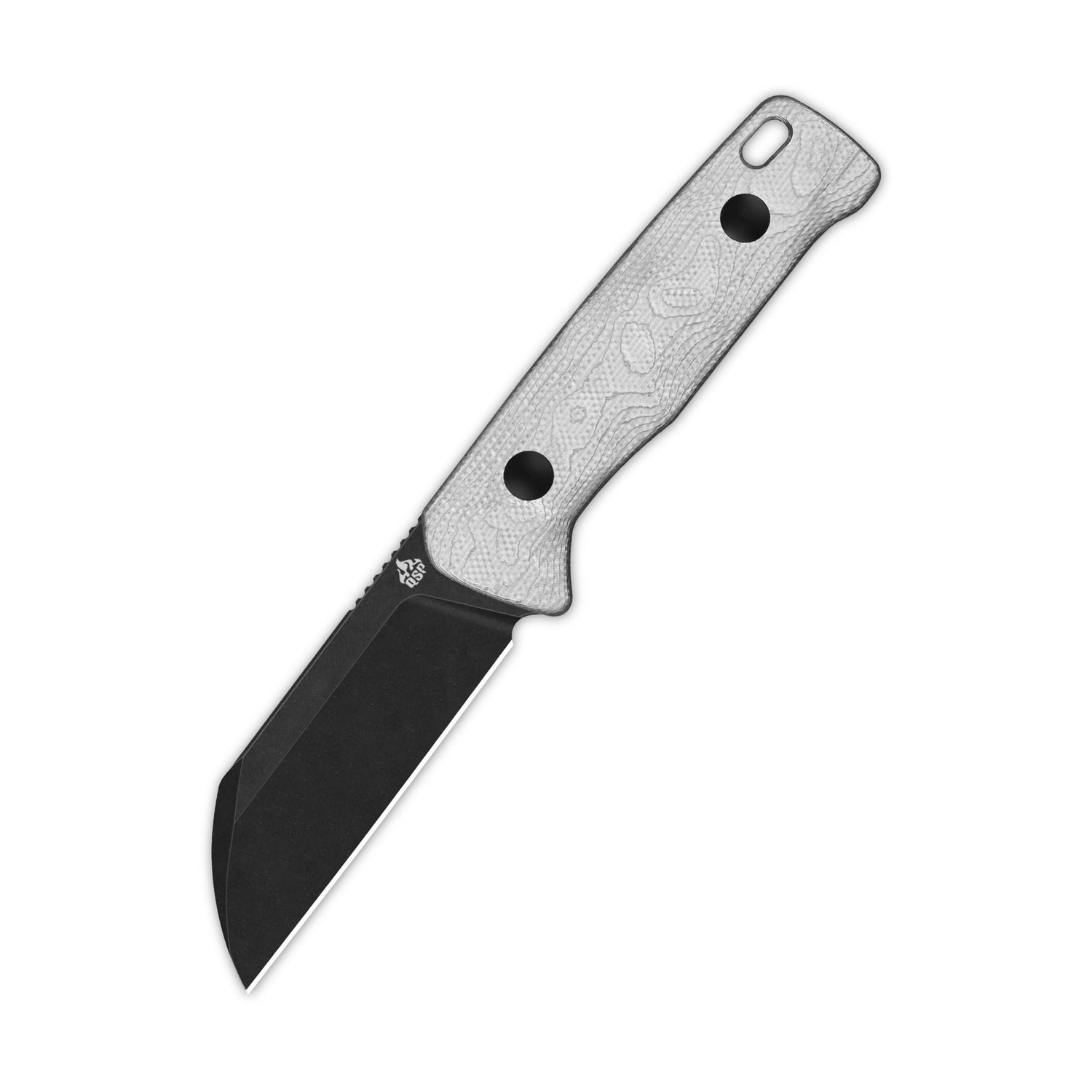 QSP Baby Penguin QS130BP-D2 14C28N Blade G10 with Aluminum Foil Handle with Clip Slip sheath Fixed Blade Knife