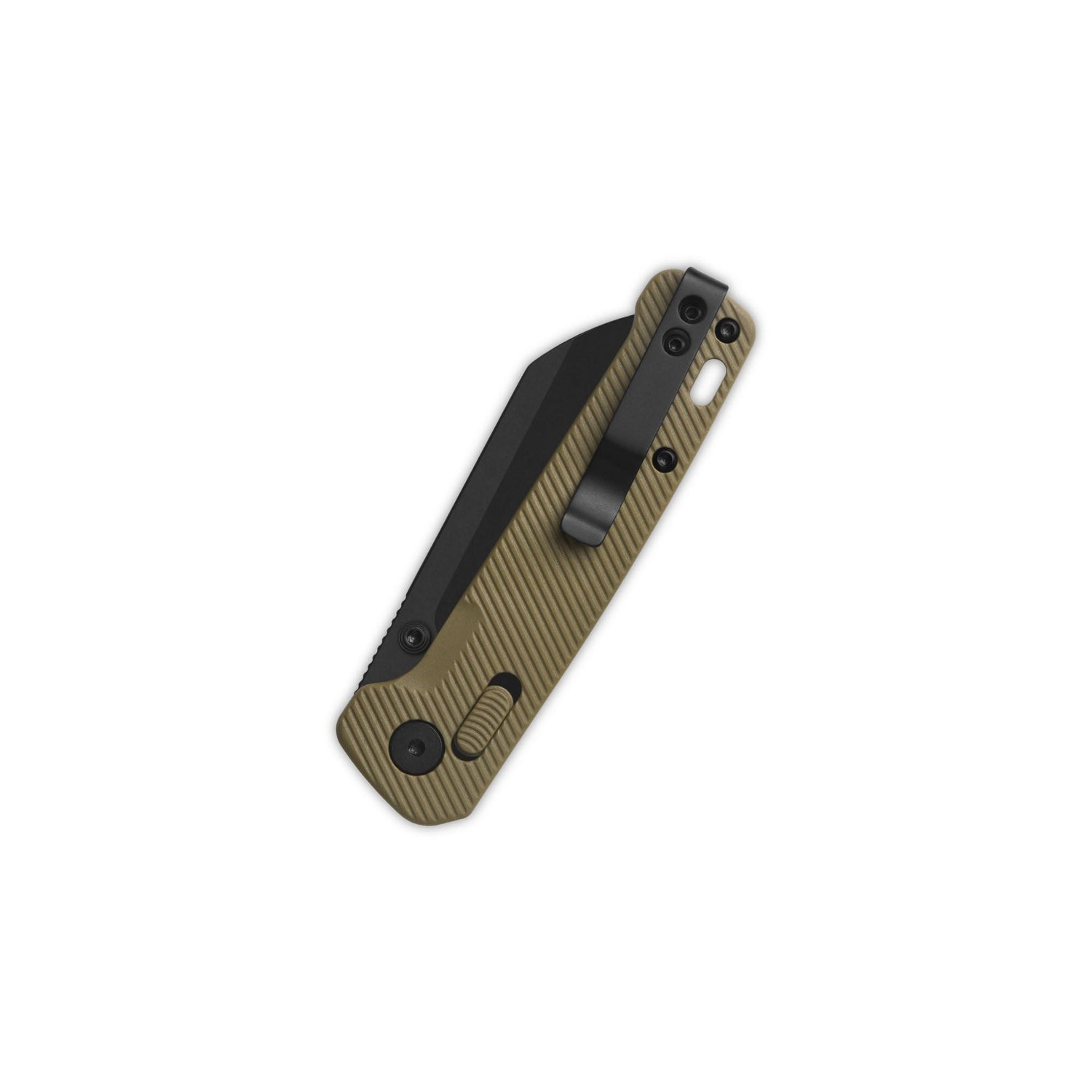 QSP Penguin QS130GL-C2 Black 14C28N Blade Khaki FRN Handle Glyde Lock Pocket Knife