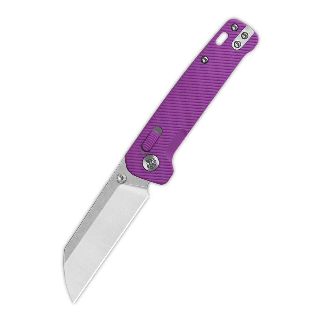 QSP Knife Penguin QS130GL-E1 14C28N Blade Purple FRN Handle Glyde Lock Pocket Knife