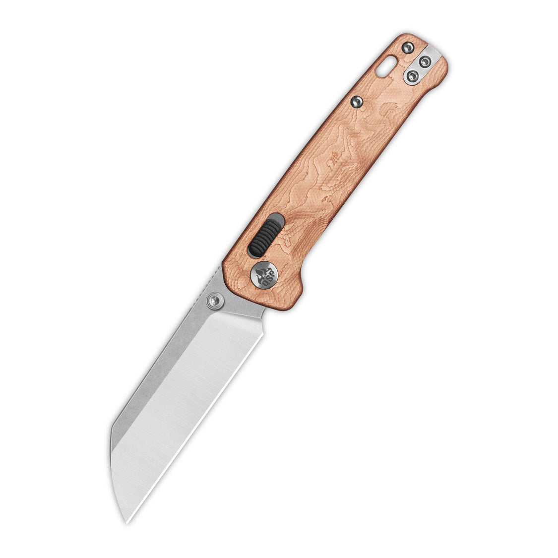 QSP Knives Penguin QS130GL-F1 14C28N Blade G10 with Copper Foil Handle Glyde Lock Pocket Knife
