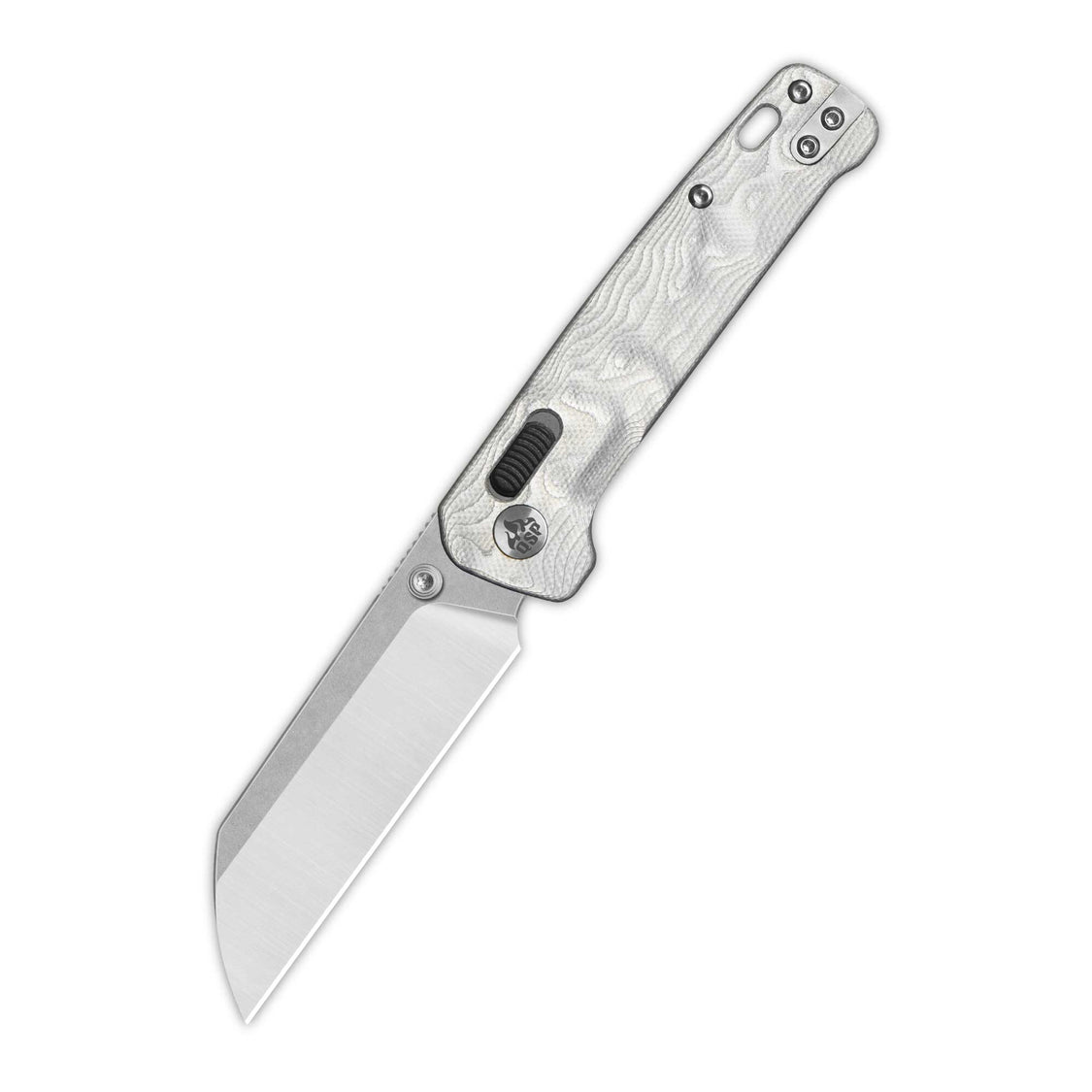 QSP Knife Penguin QS130GL-G1 14C28N Blade G10 with Aluminum Foil Handle Glyde Lock Pocket Knife