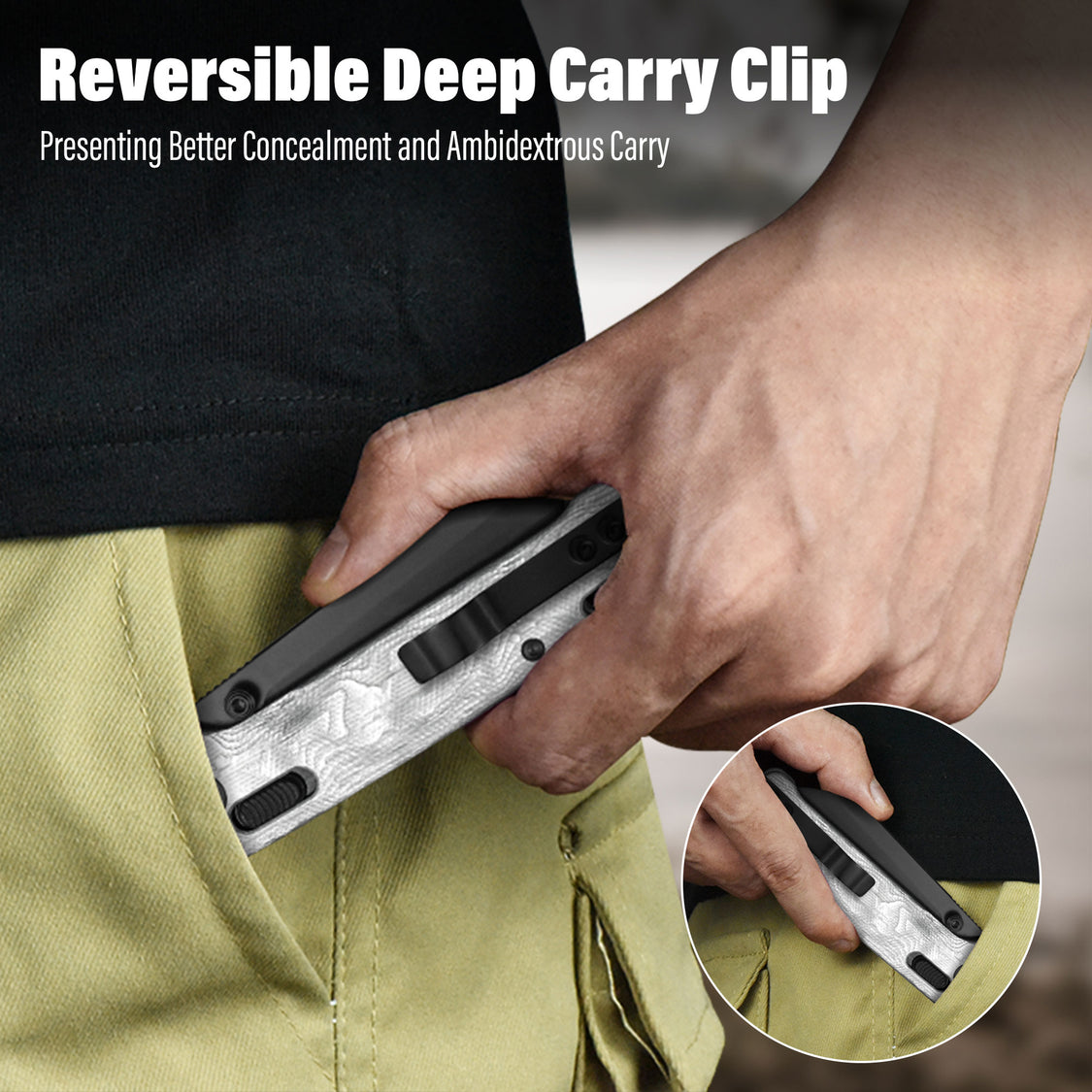QSP Knife Penguin QS130GL-G2 14C28N Blade G10 with Aluminum Foil Handle Glyde Lock Pocket Knife