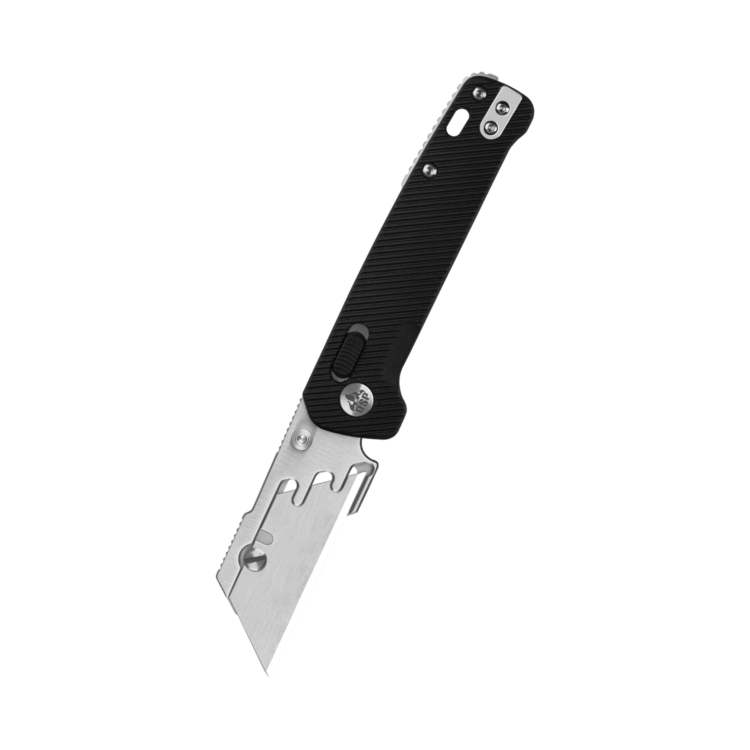 QSP Penguin Workmate QS130UT-A Stainless Steel Blade Black FRN Handle Glyde Lock Utility Knife