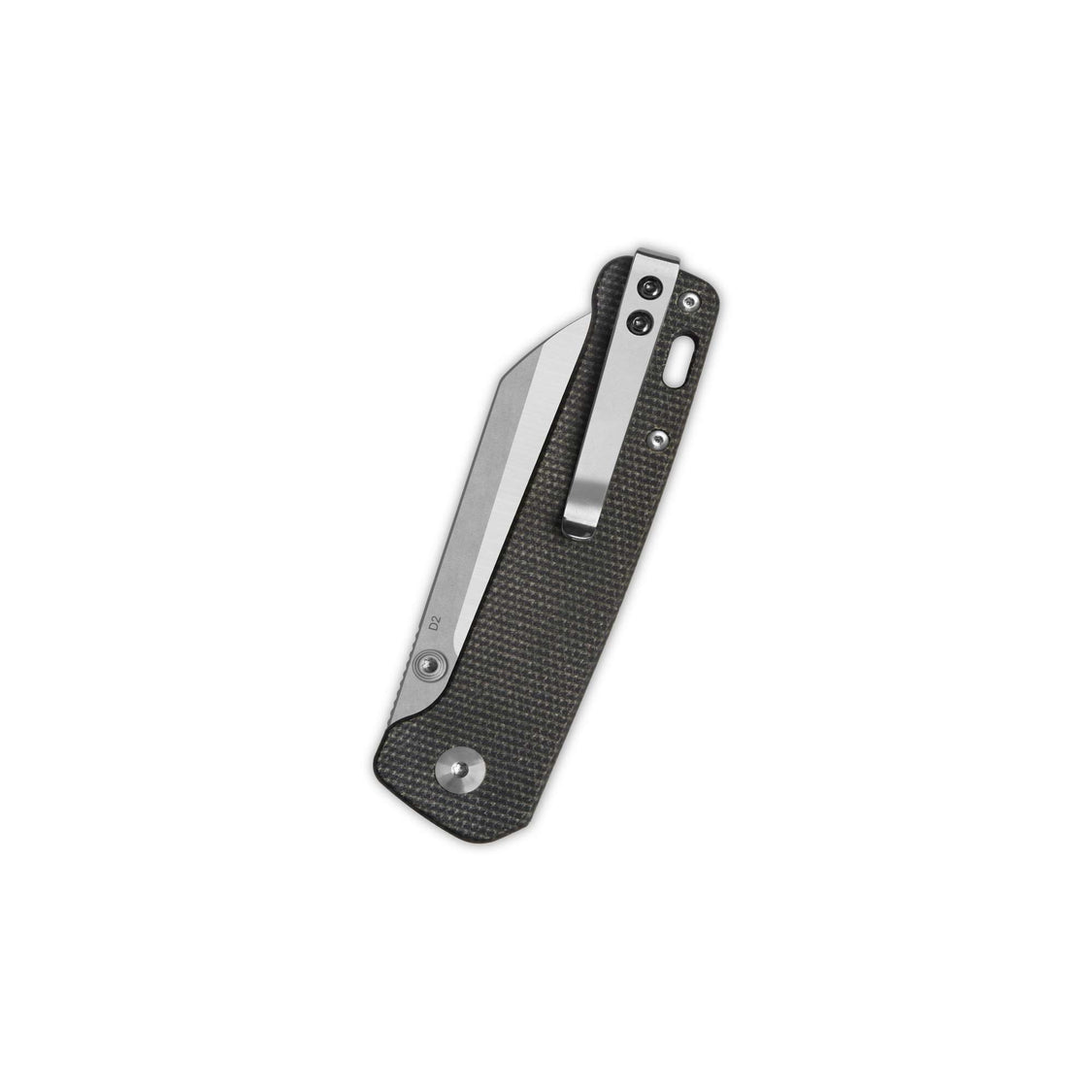 QSP Penguin V2 QS130V2-A1 Pocket Knife D2 blade Dark Brown Micarta handle Liner Lock