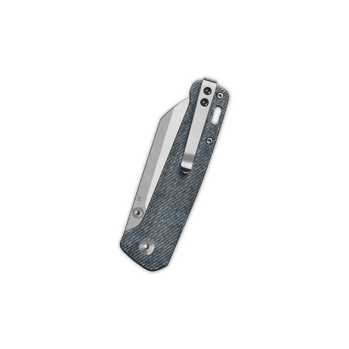 QSP Penguin V2 QS130V2-B1 D2 blade Denim Micarta handle Pocket Knife Liner Lock