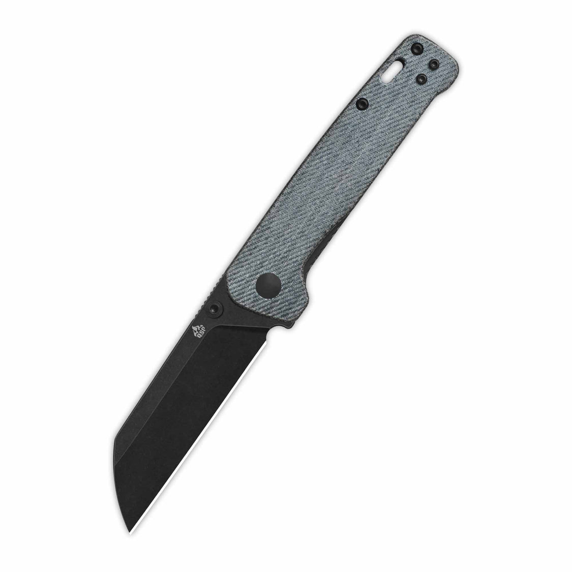 QSP Penguin V2 QS130V2-B2 D2 blade Denim Micarta handle Pocket Knife Liner Lock