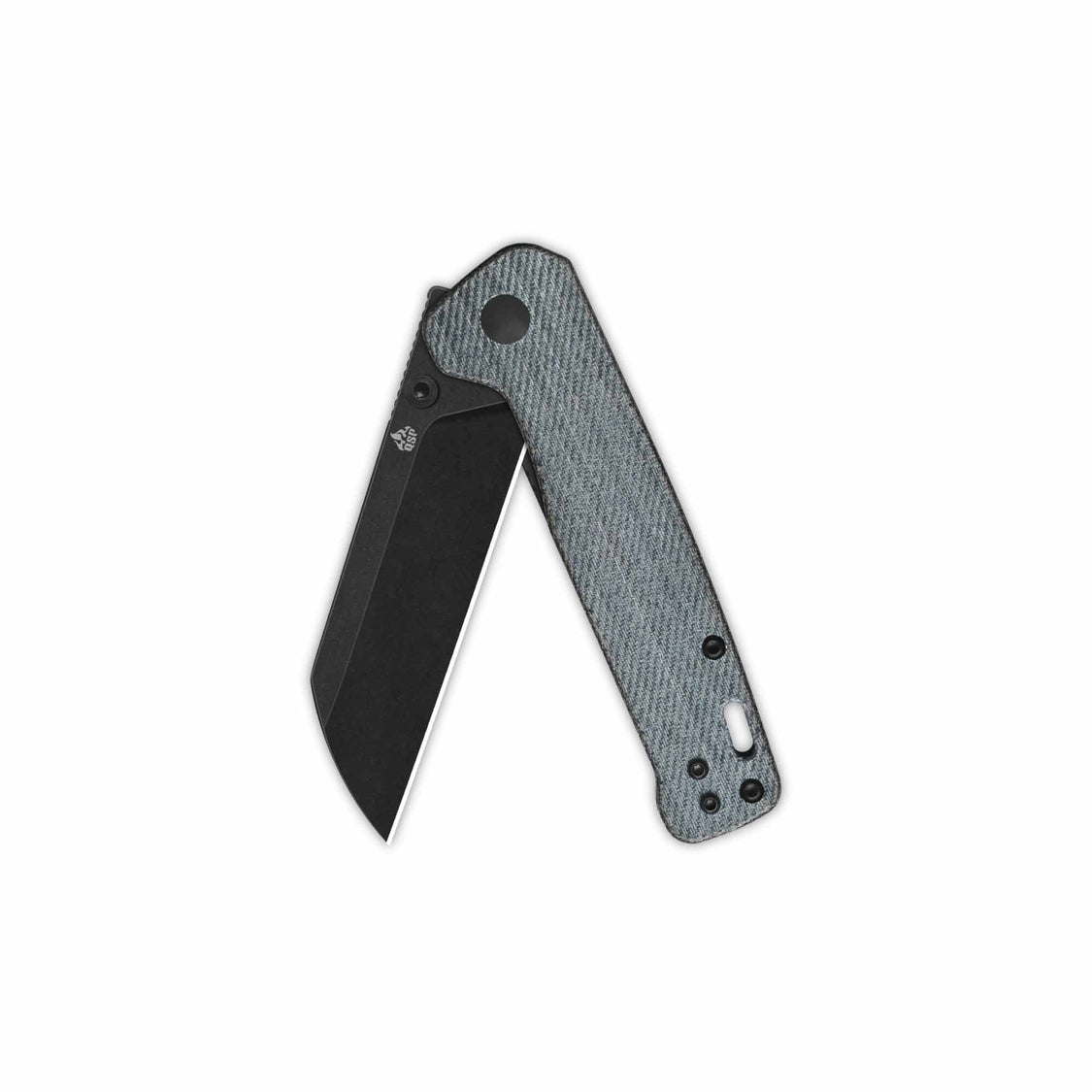 QSP Penguin V2 QS130V2-B2 D2 blade Denim Micarta handle Pocket Knife Liner Lock