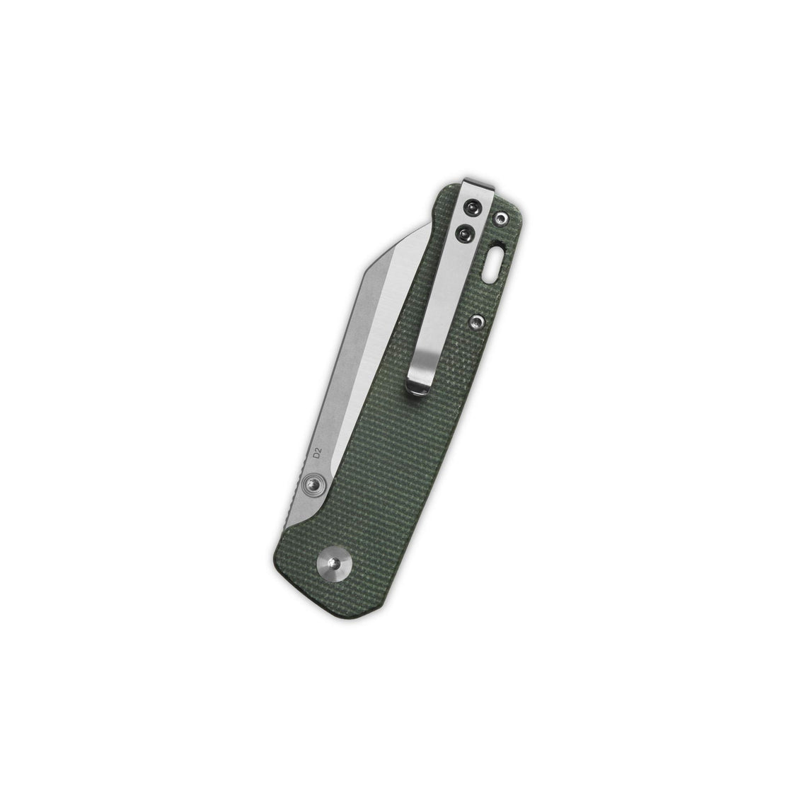 QSP Penguin V2 QS130V2-C1 D2 blade Green Micarta handle Pocket Knife Liner Lock