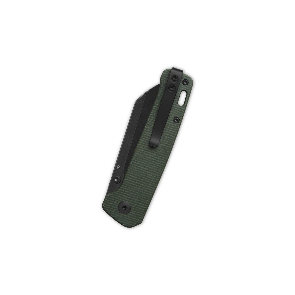 QSP Penguin V2 QS130V2-C2 D2 blade Green Micarta handle Pocket Knife Liner Lock