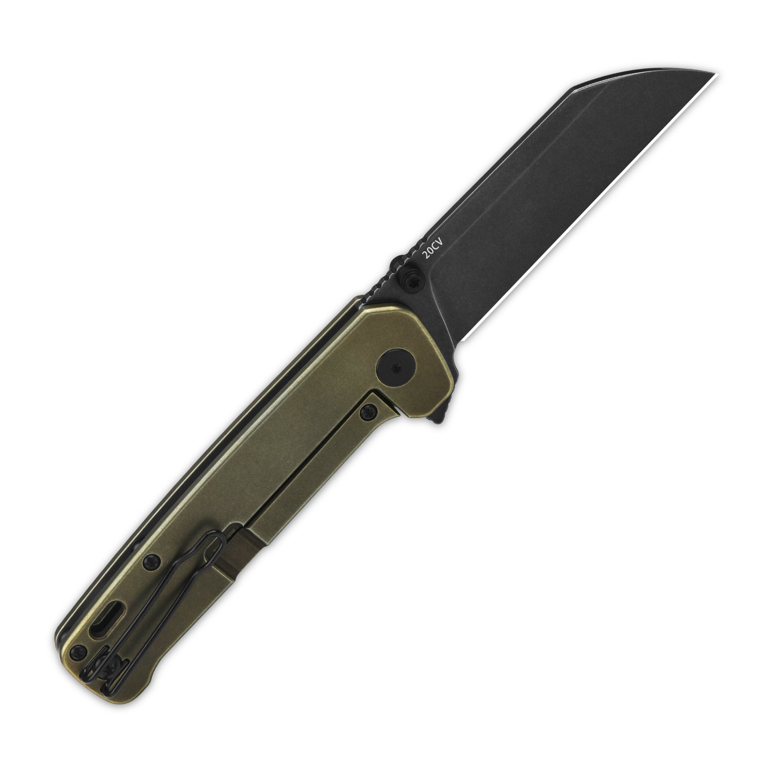 QSP Penguin Plus QS130XL-B CPM-20CV Blade Titanium Handle Frame Lock F