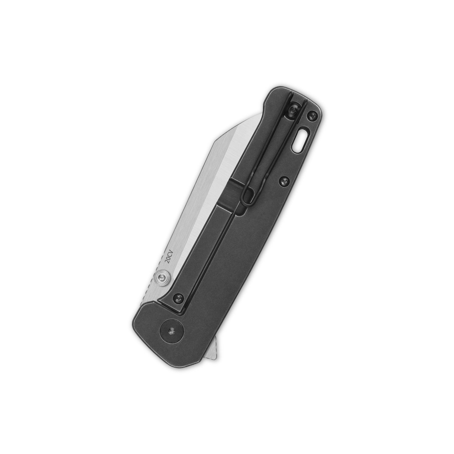 QSP Penguin Plus QS130XL-C2 CPM-20CV Blade Titanium Handle Frame Lock Folding Knife