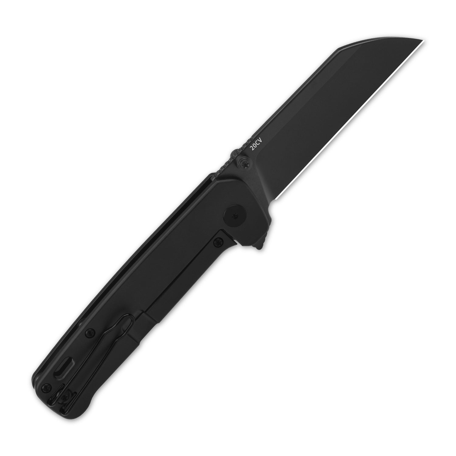 QSP Penguin Plus QS130XL-C CPM-20CV Blade Titanium Handle Frame Lock Folding Knife