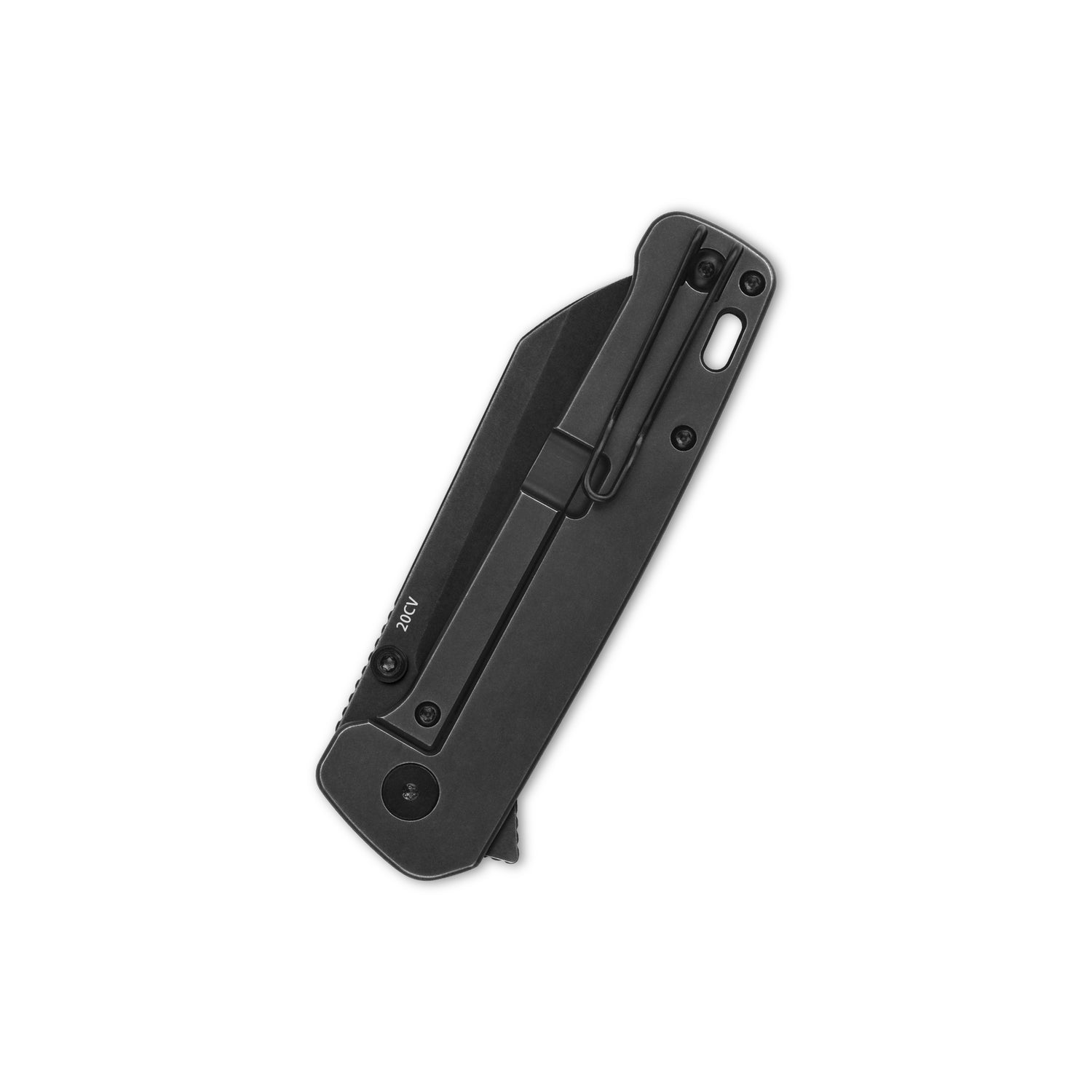QSP Penguin Plus QS130XL-G2 CPM-20CV Blade Carbon Fiber and Titanium Handle Frame Lock Folding Knife