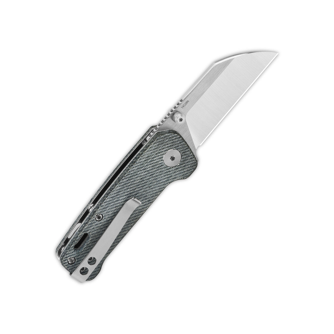 QSP Penguin Mini QS130XS-B 14C28N Blade Micarta Handle Liner Lock Pocket Knife