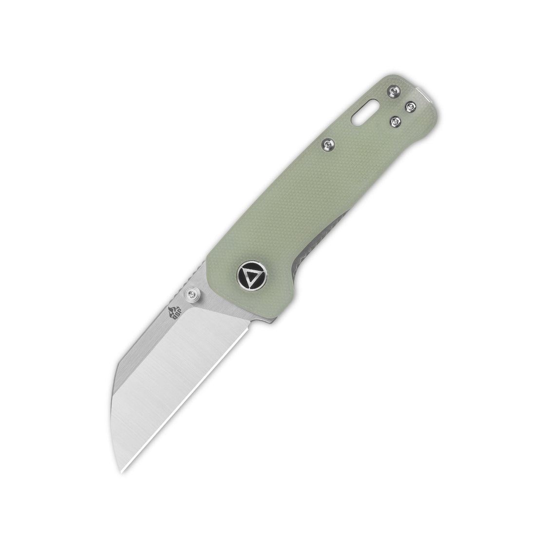 QSP Penguin Mini QS130XS-F1 14C28N Blade with Jade G10 Handle Liner Lock Pocket Knife